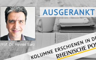Ausgerankt, Kolumne von Heiner Barz, erschienen in der Rheinischen Post